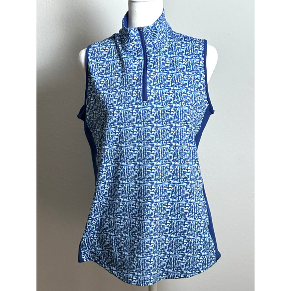 TGW Women’s Athletic Top Three Quarter Zip Size M Women’s Cross Weave Golf Shirt - Picture 3 of 16